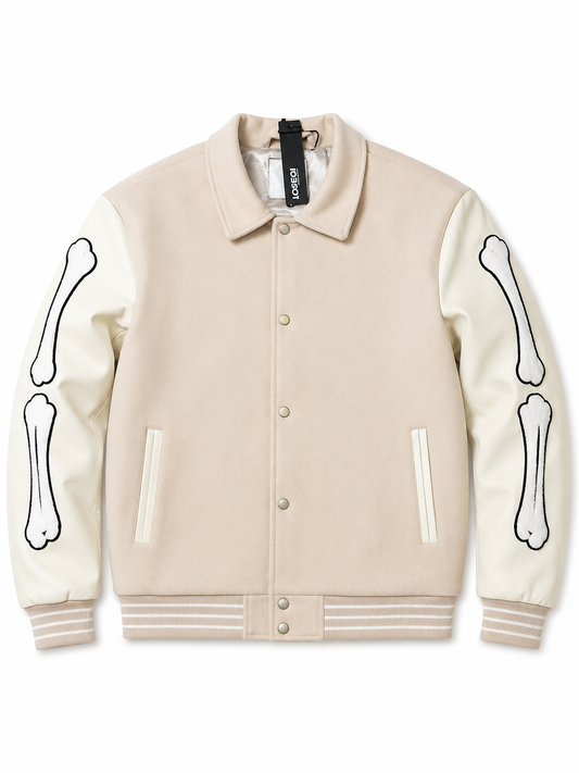 Bomber Jacket Cuello 'White Bone'