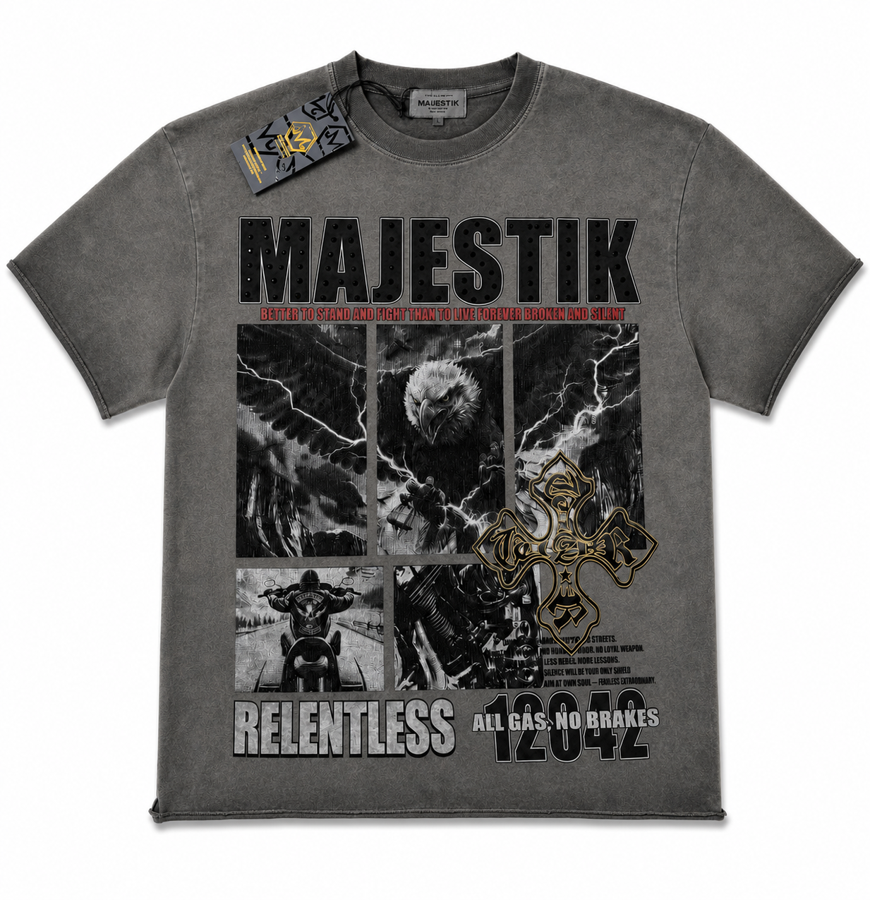Polera 'Relentless'.